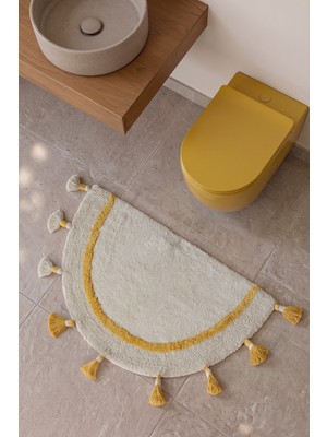 İrya Gigi Tekli %100 Pamuk Banyo Paspası 50X80 cm Milk