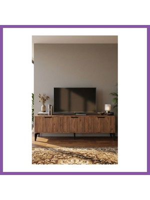 Bezos Royal Tv Sehpası Suntalam Kahverengi 160X35 Bzoshb