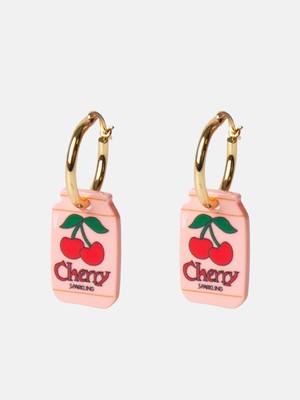 Eat My Socks Cherry Soda Küpe