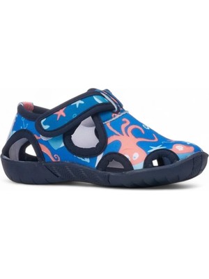 Nstil Günlük Unisex Çocuk Aqua Sandalet Esnek Kaymaz Taban Cırtlı Yazlık Deniz Kreş Ayakkabı 141
