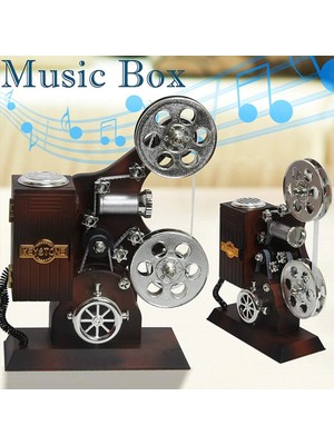 Beruflic Film Makinesi Görünümlü Müzik Kutusu