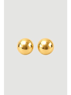 Gusto Top Görünümlü Küpe - Gold