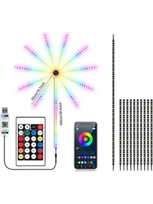 Aydogan's Uzaktan Kumandalı Modüler Rgb LED Duvar Işığı 5'li Set