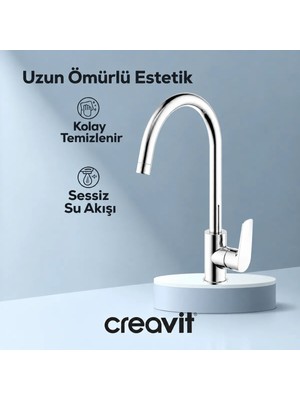 Creavit Solo Krom Mutfak Eviye Bataryası SO8500