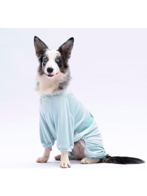 Rafta Kadife Köpek Tulumu, Orta-Büyük Irk, Mint, 5xl