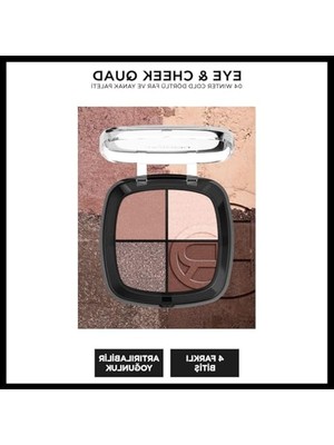 Rafta L'oreal Cosmetics Paris Paradise Winter Cold Dörtlü Far Paleti 04
