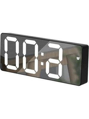 Rafta Dijital Masa Saati, Alarm Erteleme ve Akıllı LED Ekran ile Modern Tasarım