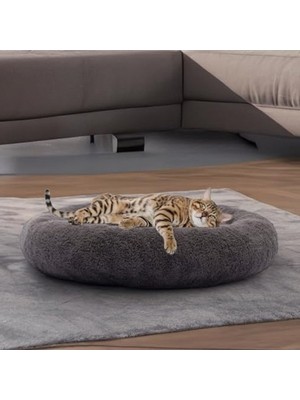 Rafta 75 cm Xlarge Model Antrasit Kedi ve Köpek Yatağı