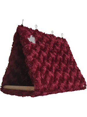 Rafta Büyük Boy Bordo Kemirgen Hamağı, 23X20X30 cm