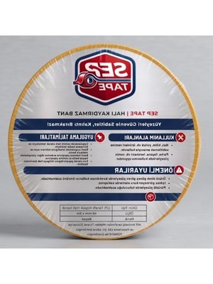 Rafta Halı Kaydırmaz Bant, 5 Metre Uzunluk ve 48 mm Genişlik