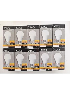 Rafta LED Ampul, 9 W 730 Lumen, Beyaz Işık 10'lu Paket