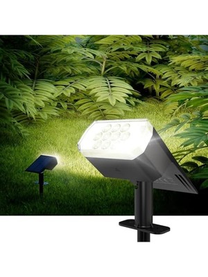 Rafta Güneş Enerjili LED Bahçe Işığı, 10'lu LED Seti