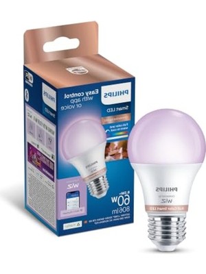 Rafta Rgb LED Ampul, 60W Eşdeğer ve Akıllı Ev Uyumlu
