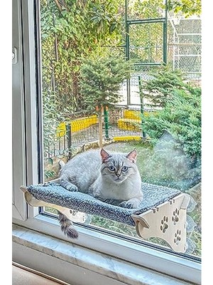Rafta Cama Yapışan Kedi Yatağı Rahat ve Pratik Kullanım