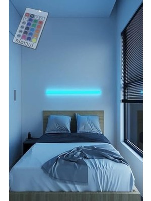Rafta Uzaktan Kumandalı Rgb Gece Lambası, 16 Renkli Aydınlatma Seçeneği