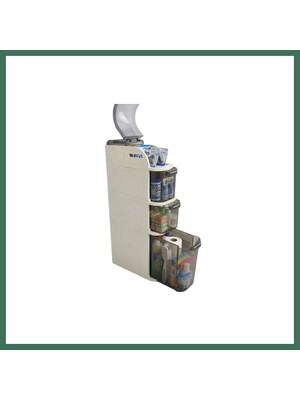 Bezos Follow Me Xl Pro Slım Cekmecelı Tekerleklı Organız 1 Adet Bss
