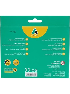 Rafta Jumbo Keçeli Kalem, 12 Renkli Set