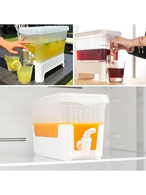 Rafta Sebil, 4 Litre Kapasiteli Musluklu Tasarım ile Seyyar Kullanım
