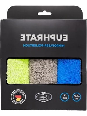 Rafta Kfz Zambak 40X40 cm 3'lü Mikrofiber Set Bez, Temizlik ve Parlaklık Için