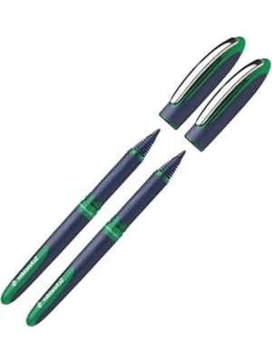 Rafta 0.6 mm Roller Imza Kalemi Seti, 2 Adet, Yeşil Renk