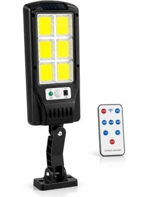 Rafta Hareket Sensörlü Solar LED Bahçe Lambası, Kumandalı