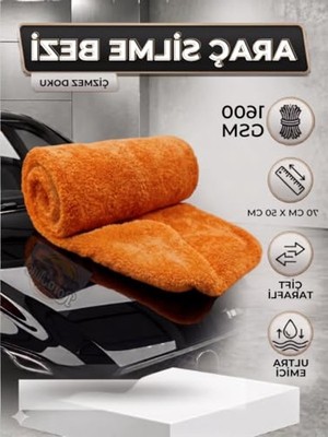 Rafta 70X50 cm Ultra Emici Araç Kurulama Havlusu, Çift Taraflı