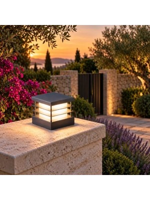 Rafta Fonelight Set Üstü Bahçe Aydınlatma 18X18 cm Genişik – Alüminyum Gövde, 3000K Sıcak Beyaz, IP65 Su Geçirmez Dış Mekan Dekoratif Lamba          [enerji Sınıfı A+++]