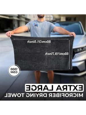 Rafta Çift Taraflı Ekstra Emici Kurulama Bezi, 50X80 cm