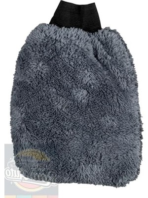 Rafta Mikrofiber Araç Yıkama Eldiveni, Gri Renkli Yüksek Emici