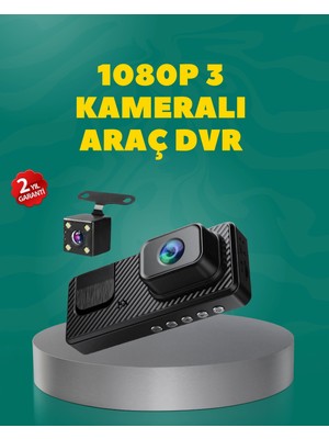Full Hd 1080P Araç Kamerası | Gece Görüşlü, Döngü Kayıt ve Geri Görüş