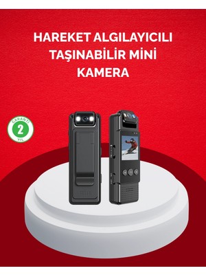 Mini Kamera 1080P Full Hd Taşınabilir Güvenlik ve Kayıt Cihazı