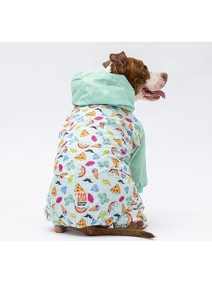 Rafta Tokyo Polarlı Su Geçirmez Orta-Büyük Irk Köpek Yağmurluk Tulum (3xl)