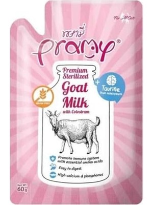 Rafta Yavru Kediler Için Kolostrum ve Taurinli Sterilize Keçi Sütü, 60 Gram
