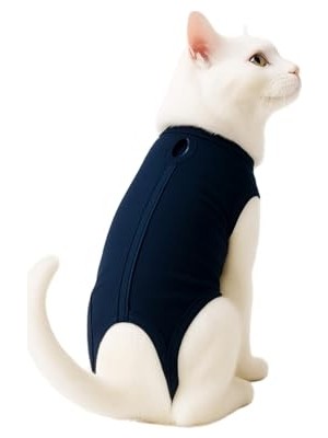 Rafta Kedi ve Köpek Kıyafeti & Elbisesi Lacivert Medikal Veteriner Çıkışı Tulum Yeşil M