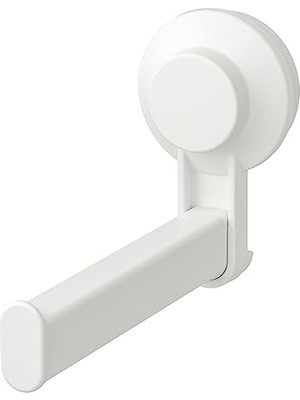Rafta Ikea Tisken Vantuzlu Tuvalet Kağıdı Tutucu, Beyaz, 403.812.91
