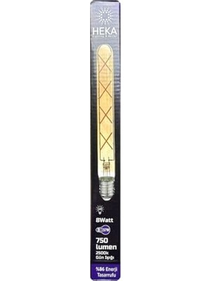 Rafta 8W (57W) 2500K Günışığı E27 Duylu Çubuk LED Ampul          [enerji Sınıfı A]