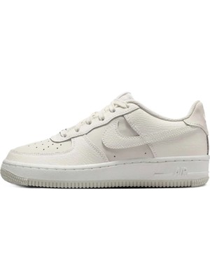 Nike Air Force 1 '07 Leather Unisex Sneaker Hakiki Deri Günlük Spor Ayakkabı Krem