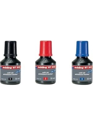 Rafta Edding Bt-30 Beyaz Tahta Kalem Mürekkebi, 30 Ml, 3 Renk