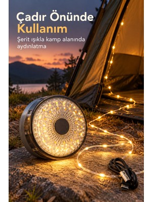 TeknoKapsül Çok Modlu Kamp Aydınlatması ve LED Şerit Işık