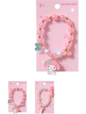 Rafta Sanrio Lisanslı My Melody Boncuklu Saç Lastiği