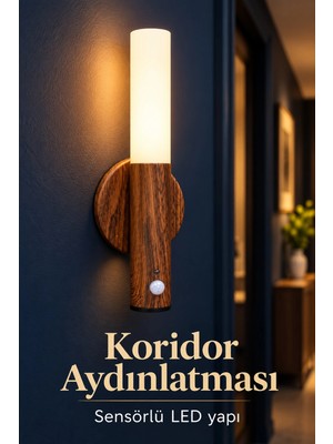 TeknoKapsül Gün Işığı Aydınlatmalı Şarjlı LED Gece Lambası