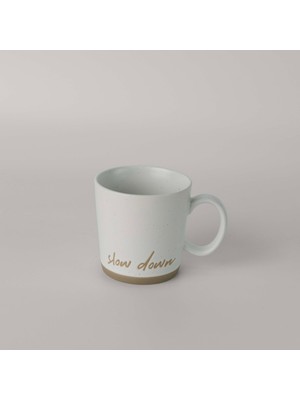 Rafta Linens Maxim Slow Seramik 400 ml Kupa Naturel
