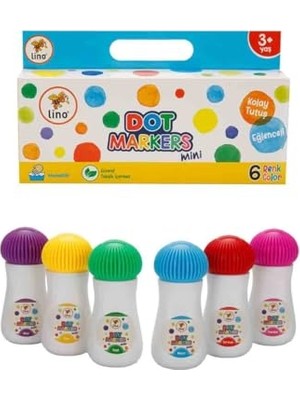 Rafta Dot Markers Mini 6'li Yıkanabilir