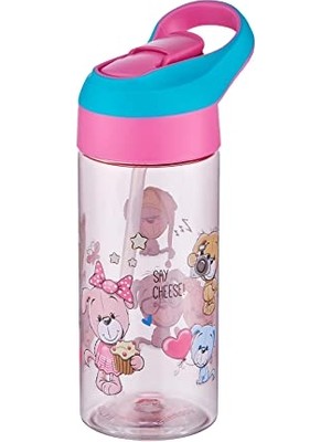 Rafta Vagonlife Fiftyfifty 500ML Tritan Kalın Pipetli Çocuk Okul Su Matarası