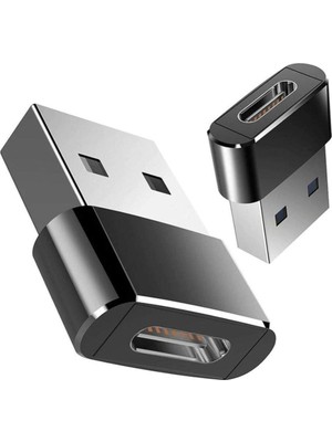 Rafta Ancheyn USB 3.0 To Type C 3.1 Şarj Data Çevirici Dönüştürücü Adaptör 4429 Siyah