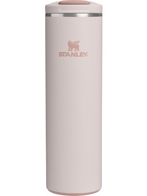 Rafta Stanley The Transit Fliptop Mug Termos 0.60 Litre - Pembe Kuvars (Rose Quartz) | Paslanmaz Çelik