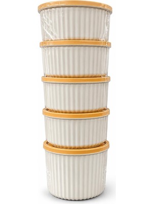 Rafta Kapaklı Plastik Saklama Kabı 5'li Set 450 ml | Erzak Saklama Kabı,gıda Saklama Kabı, Mutfak Düzenleyici, Bakliyat, Kuruyemiş, Baharat, Atıştırmalık ve Kuru Gıda Saklama Kutusu