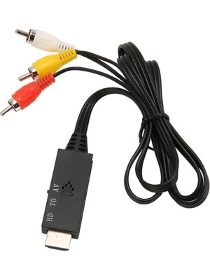 Rafta 4875 HDMI To Rca Av 4K30Hz Çevirici Dönüştürücü Adaptör