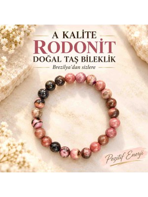 Best Bioenerji Taş Terapi A Kalite Botanik Doğal Taş Bileklik 8 mm – Brezilya’dan Sizlere