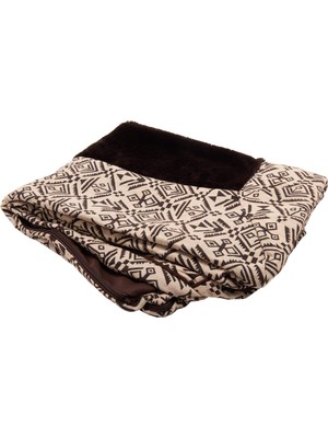 Rafta Furhaven Yedek Köpek Yatak Örtüsü Peluş & Güneybatı Kilim Dekor Kanepe Tarzı, Makinede Yıkanabilir - Çöl Kahverengi, Jumbo Plus (Xx-Large)